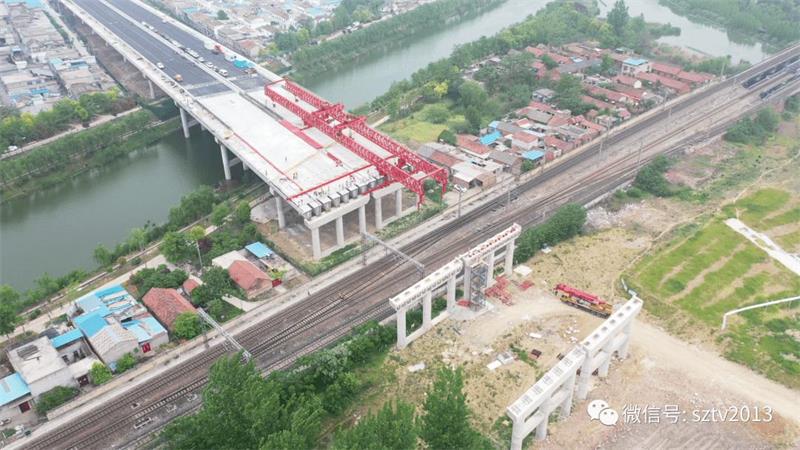 宿州市銀河路一路上跨京滬鐵路立交橋路基、給排水、河道整治工程