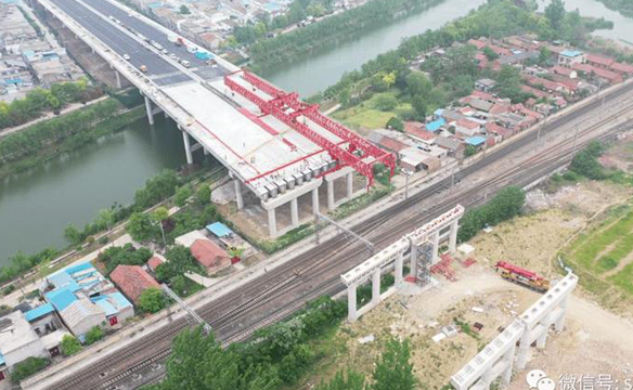 宿州市銀河路一路上跨京滬鐵路立交橋路基、給排水、河道整治工程